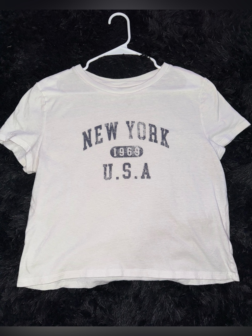 White GAP New York Graphic Tee